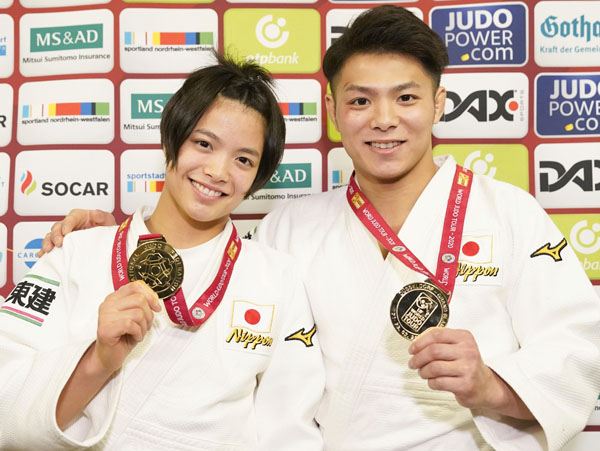 柔道 阿部一二三の彼女はみつき 高校の同級生 身長や髪型 筋肉が格好いい